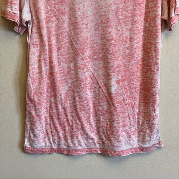 Trash Nouveau M short sleeve t-shirt sheer pink white gradient faded pastel - Picture 7 of 7